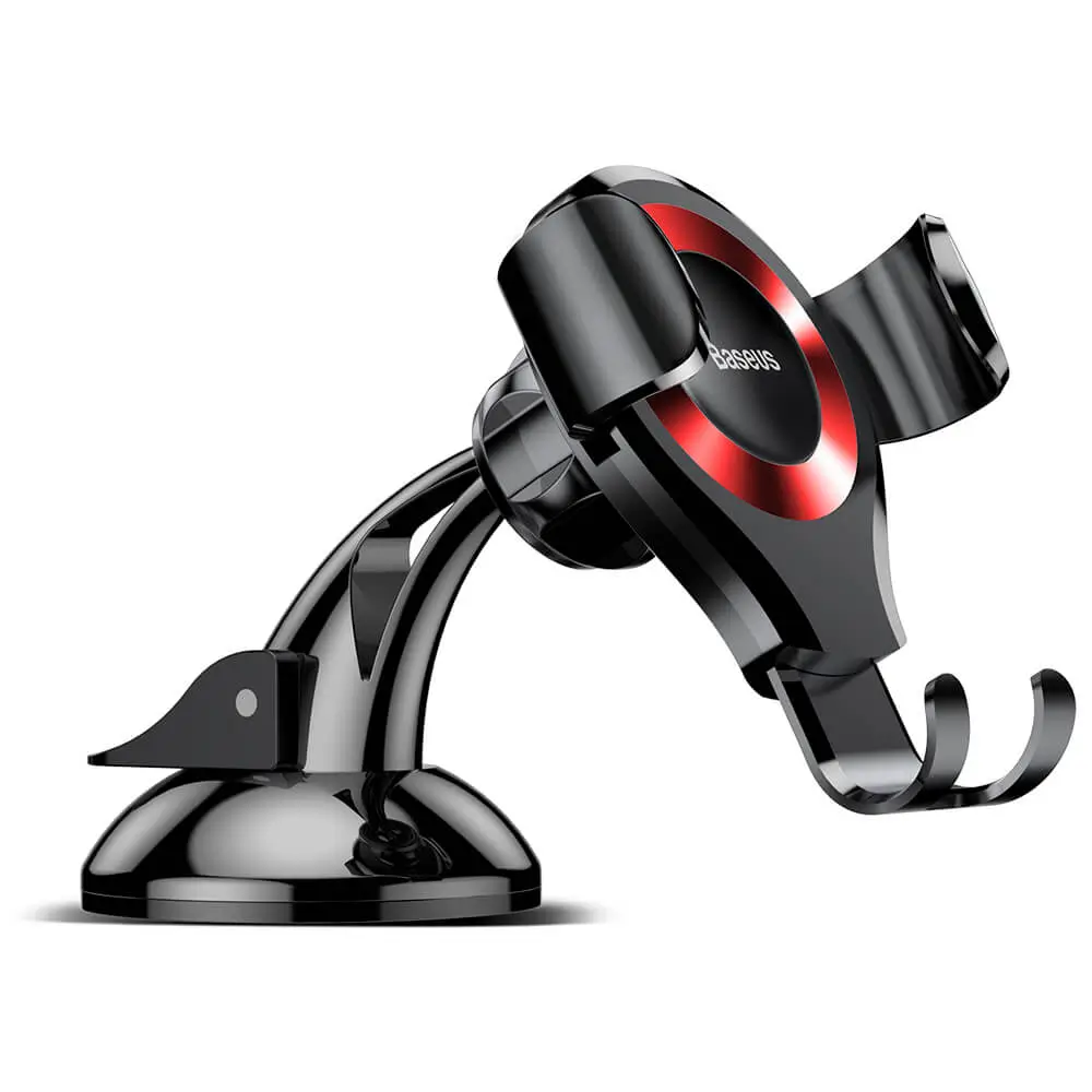 Suport Baseus Osculum Type Gravity Car Mount negru-rosu SUYL-XP09 [4]