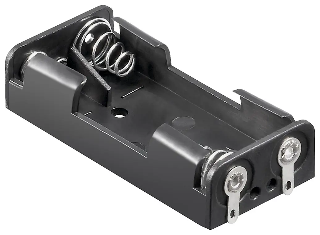 Suporti baterii-acumulatori - Suport baterii 2x AAA R3 cu Capete de lipire Goobay 11988 - IoElectronice.ro