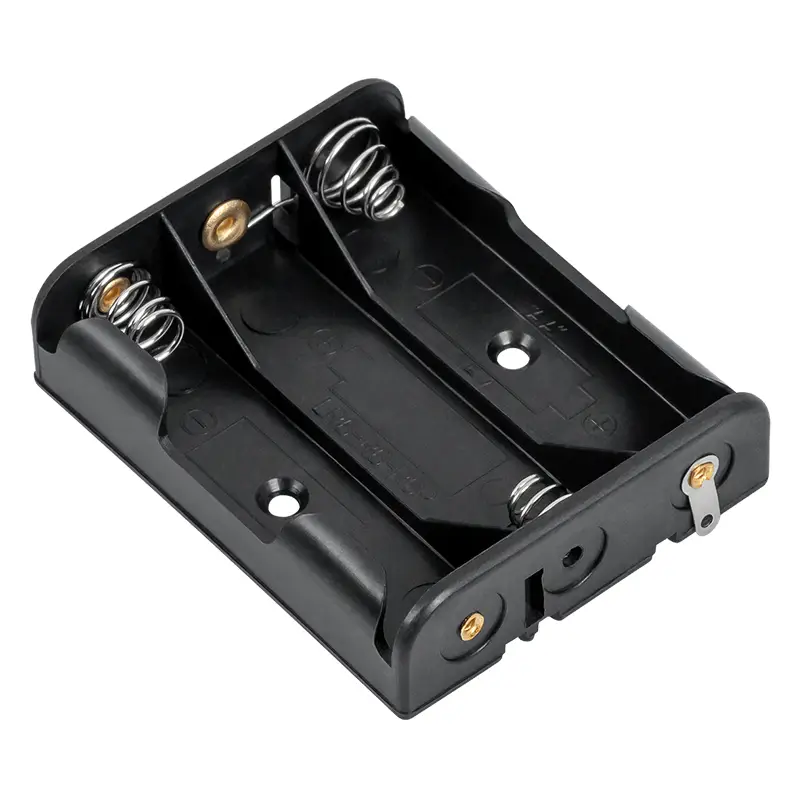 Electrice - Suport baterii 3x AA cu contacte pentru lipire