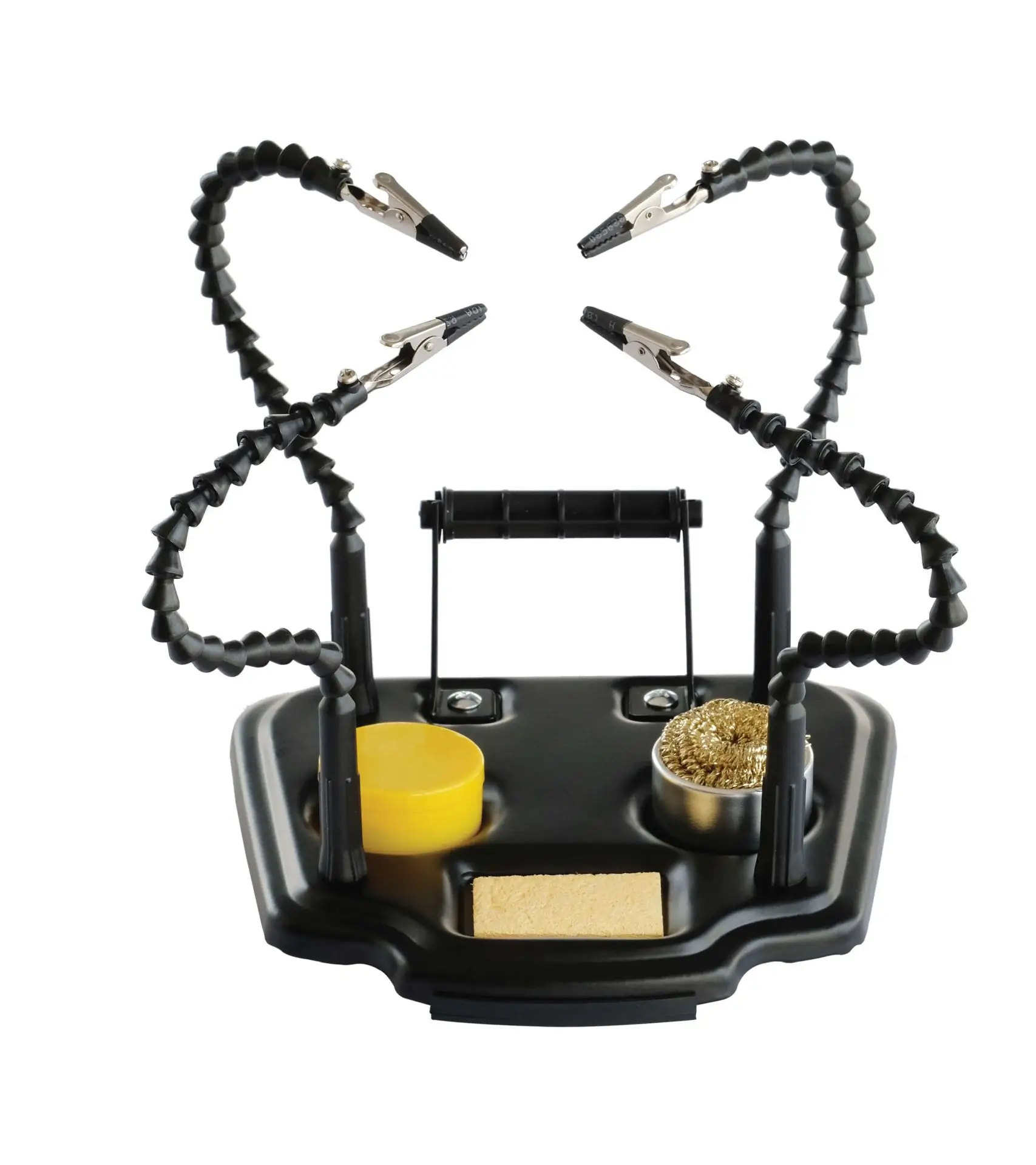 Suporti-bureti letcon - Suport de lipit 4 brate flexibile cu cleme de crocodil cauciucate ZD-11M-1 – IoElectronice.ro