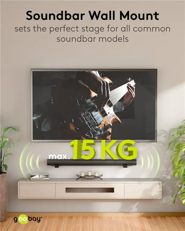 Suport de perete Universal pentru Soundbar 70827 Goobay – IoElectronice.ro [2]