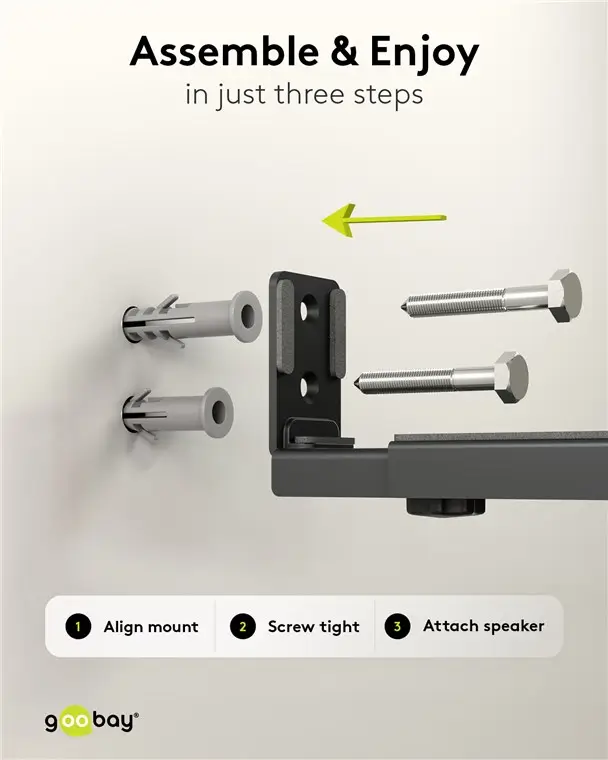 Suport de perete Universal pentru Soundbar 70827 Goobay – IoElectronice.ro [5]