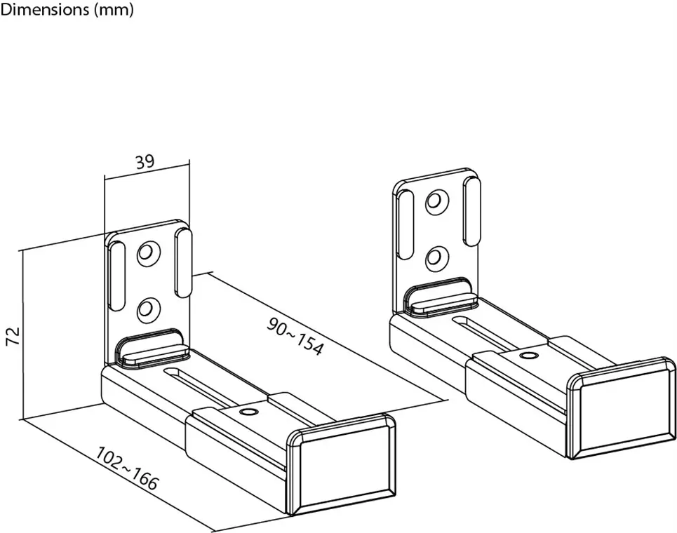 Suport de perete Universal pentru Soundbar 70827 Goobay – IoElectronice.ro [8]