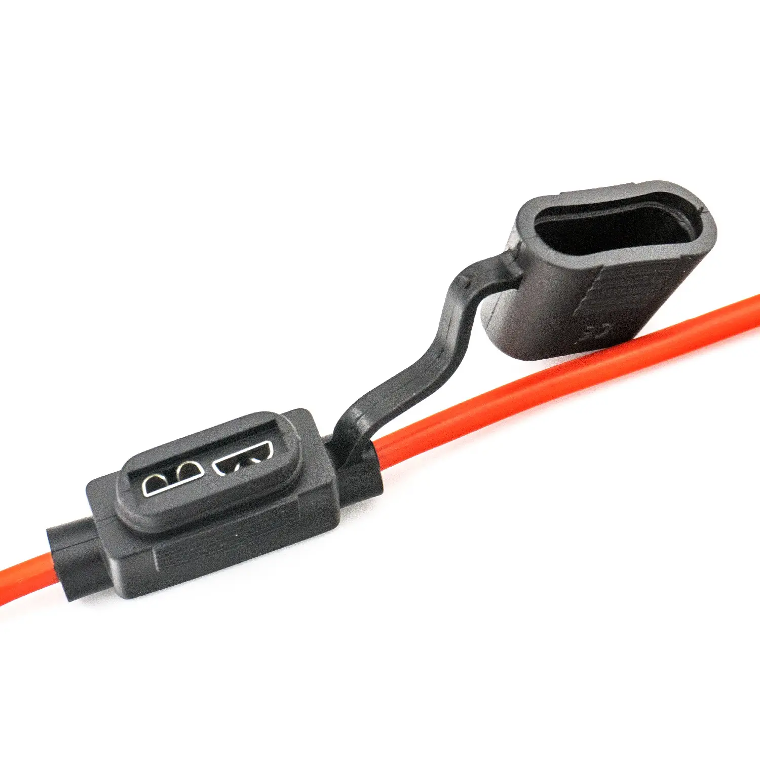 Suport siguranță auto MIDI 19x13mm etanș cu cablu 23cm /1mm² cupru max 20A 1buc Carguard USC009 – IoElectronice.ro [2]