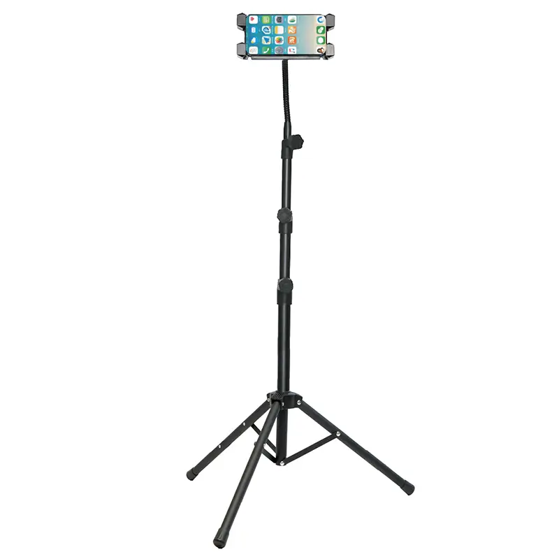 Suporti - Suport SMM20 cu trepied 0.55-1.65m pentru tabletă/smartphone 4.7-12.9 inch + husă transport Ibiza – IoElectronice.ro