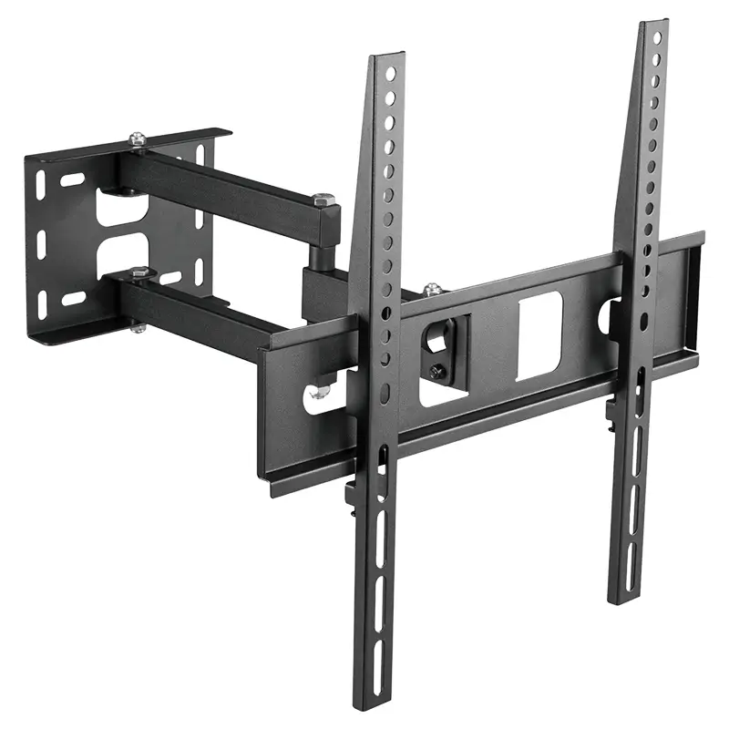 Audio-video - Suport TV de perete Cabletech UCH0197-1, negru, pentru televizoare 32-55 inch, capacitate 35Kg, fixare sigură.