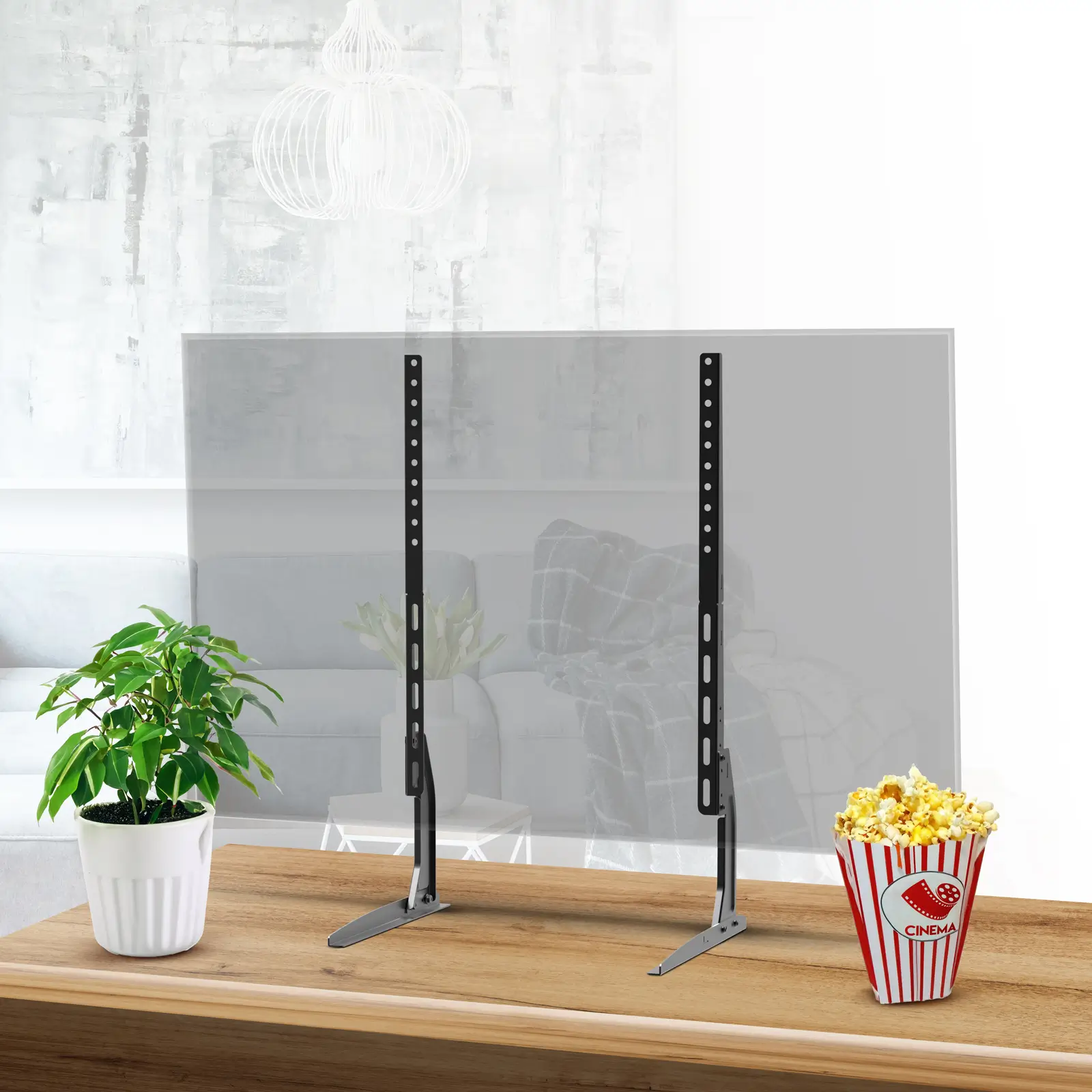 Suport TV universal 71x35cm negru delight 39682 – IoElectronice.ro [3]