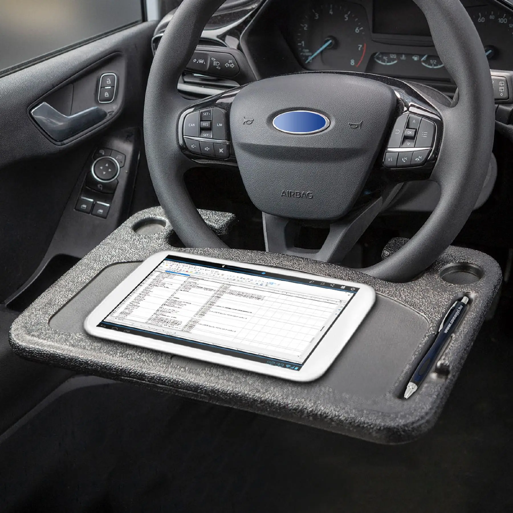 Tava pentru volan SAL VST 01 design cu doua fete suport laptop si tava pentru alimente [2]