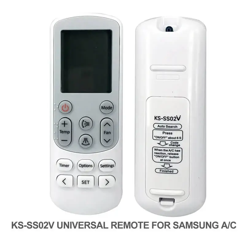 Telecomanda Aer Conditionat Samsung 02V, compatibilă cu SS02V, EH03E, EC03E, lungime 20 cm, pentru modele AR05, AR07, AR12, AR18. [2]