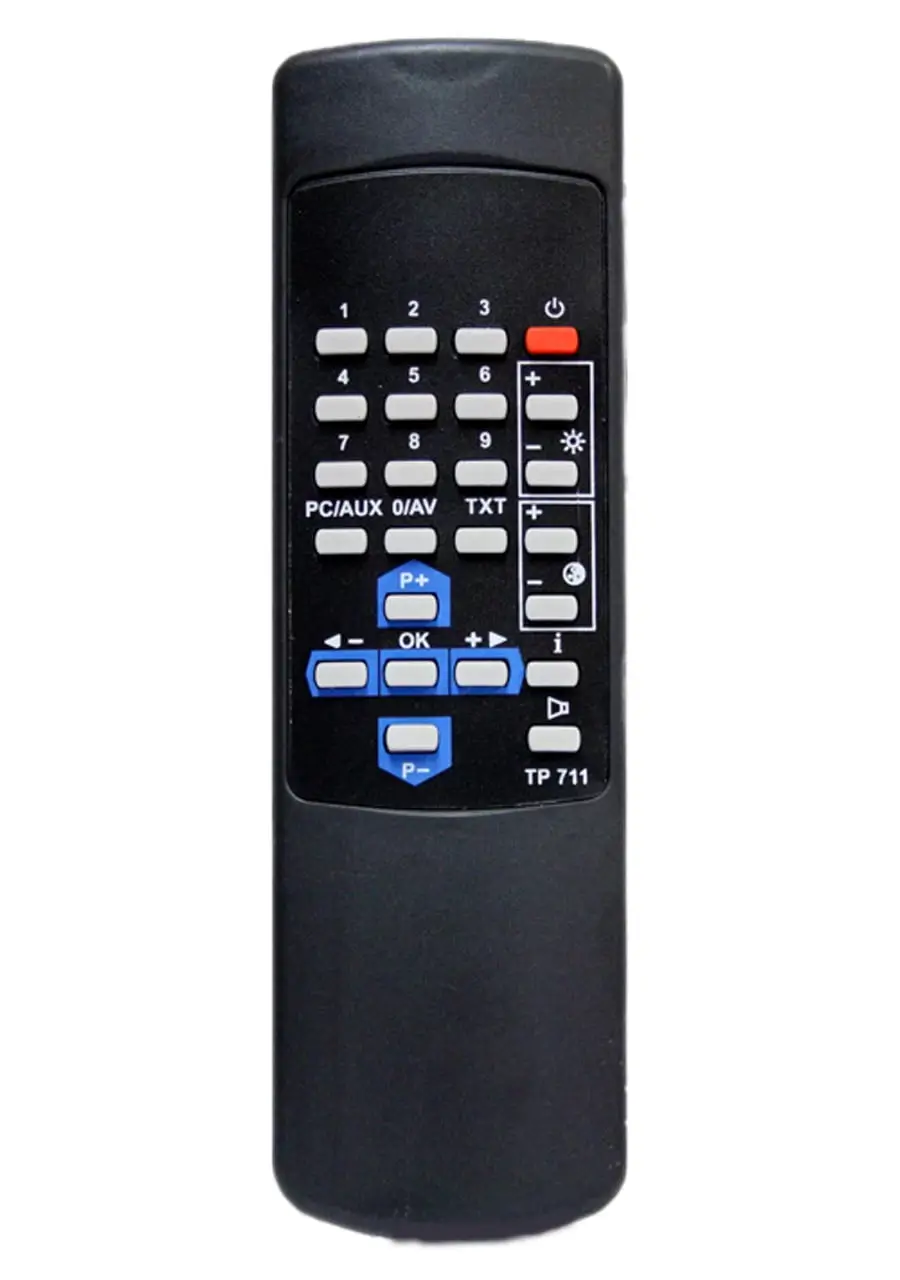 Telecomenzi - Telecomandă compatibilă TV Grundig TP 711, cod IR 351, aspect original, baterii AAA recomandate