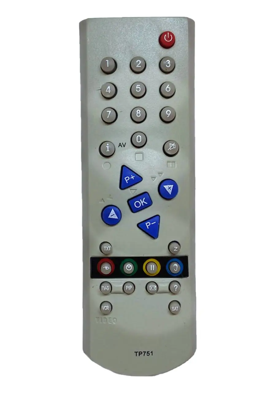 Grundig - Telecomandă compatibilă TV Grundig TP751, cod IR 351 – Aspect original, baterii AAA recomandate