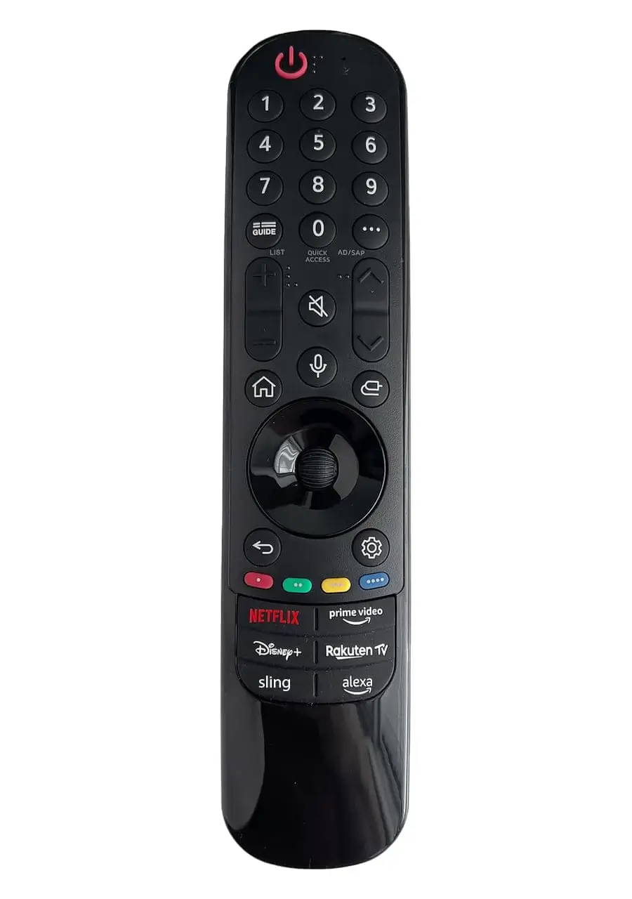 LG - Telecomandă TV LG MR23GA Bluetooth cu microfon, compatibilă cu modele LG, design ergonomic, control vocal.