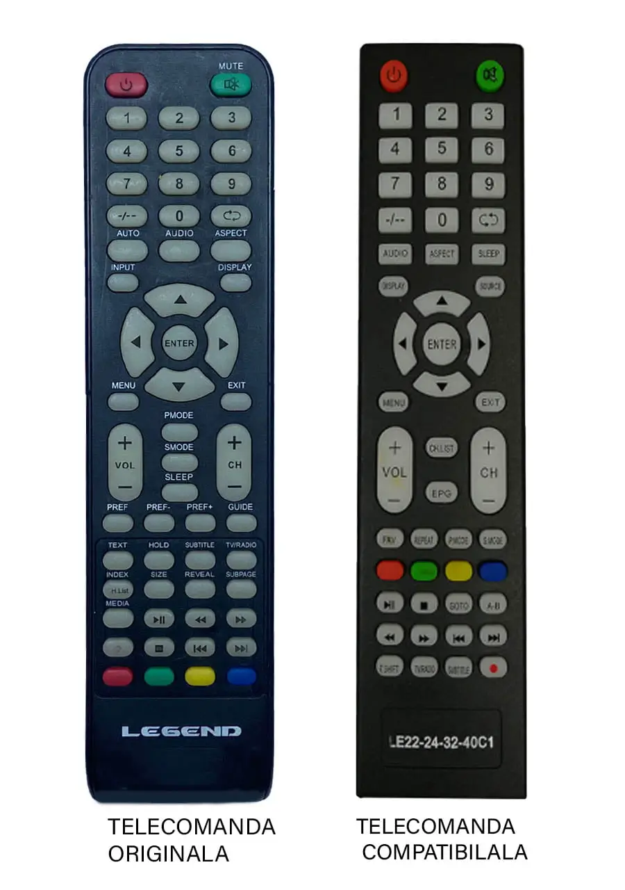 Telecomandă compatibilă TV Legend EE-T40, cod ER 592 / MFY 582, calitate superioară, fără baterii incluses [1]