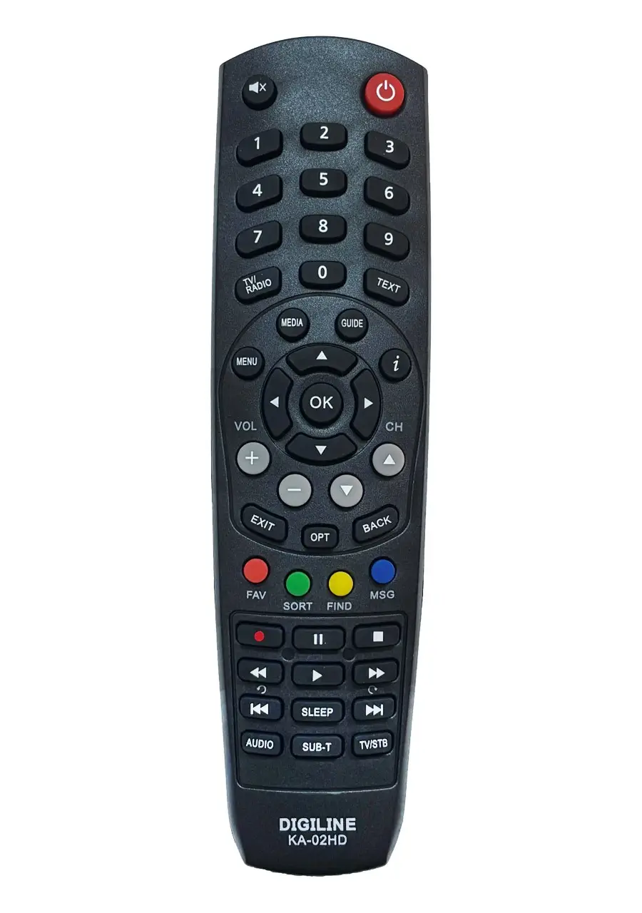 Telecomenzi - Telecomandă receptor DIGI HD SAT DIGILINE KA-02HD IR4303 compatibilă cu DIGI, tip IR, lungime standard.