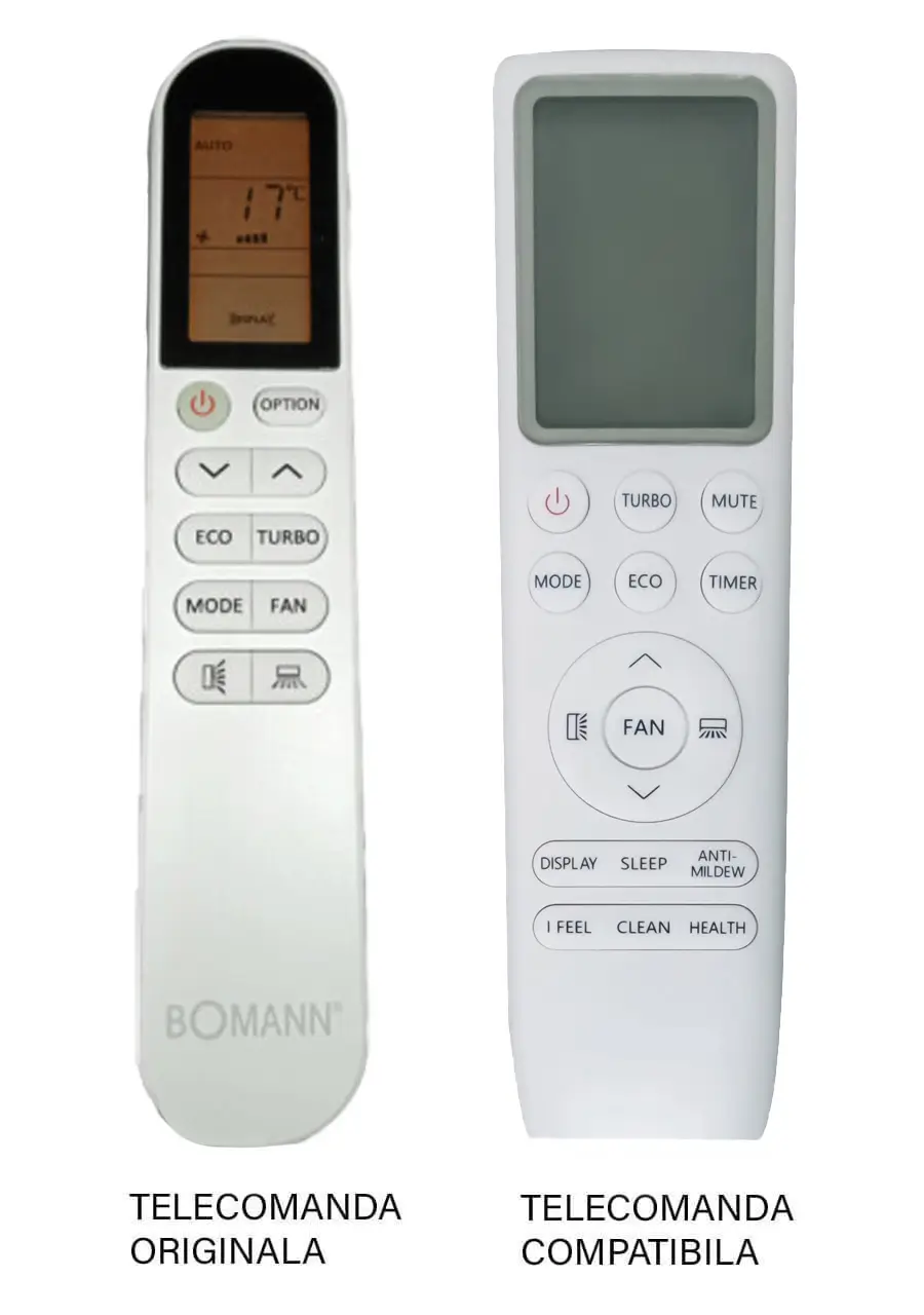 Telecomenzi aer conditionat - Telecomanda înlocuitoare compatibilă Aer Conditionat BOMANN CL6044CB CL6045QCCB CL6046QCCB CL6047QCCB