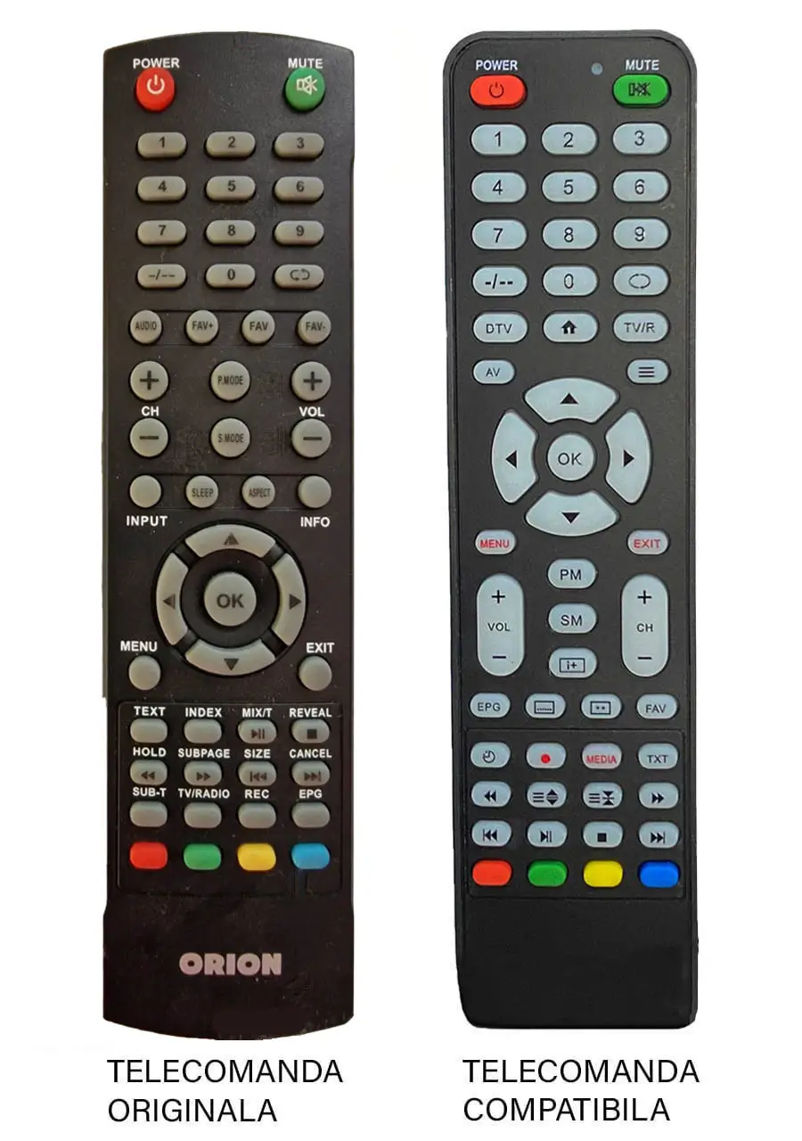 Telecomenzi TV - Telecomanda inlocuitoare compatibila pentru TV DenisNetwork DT48S2 (671) - IoElectronice.ro