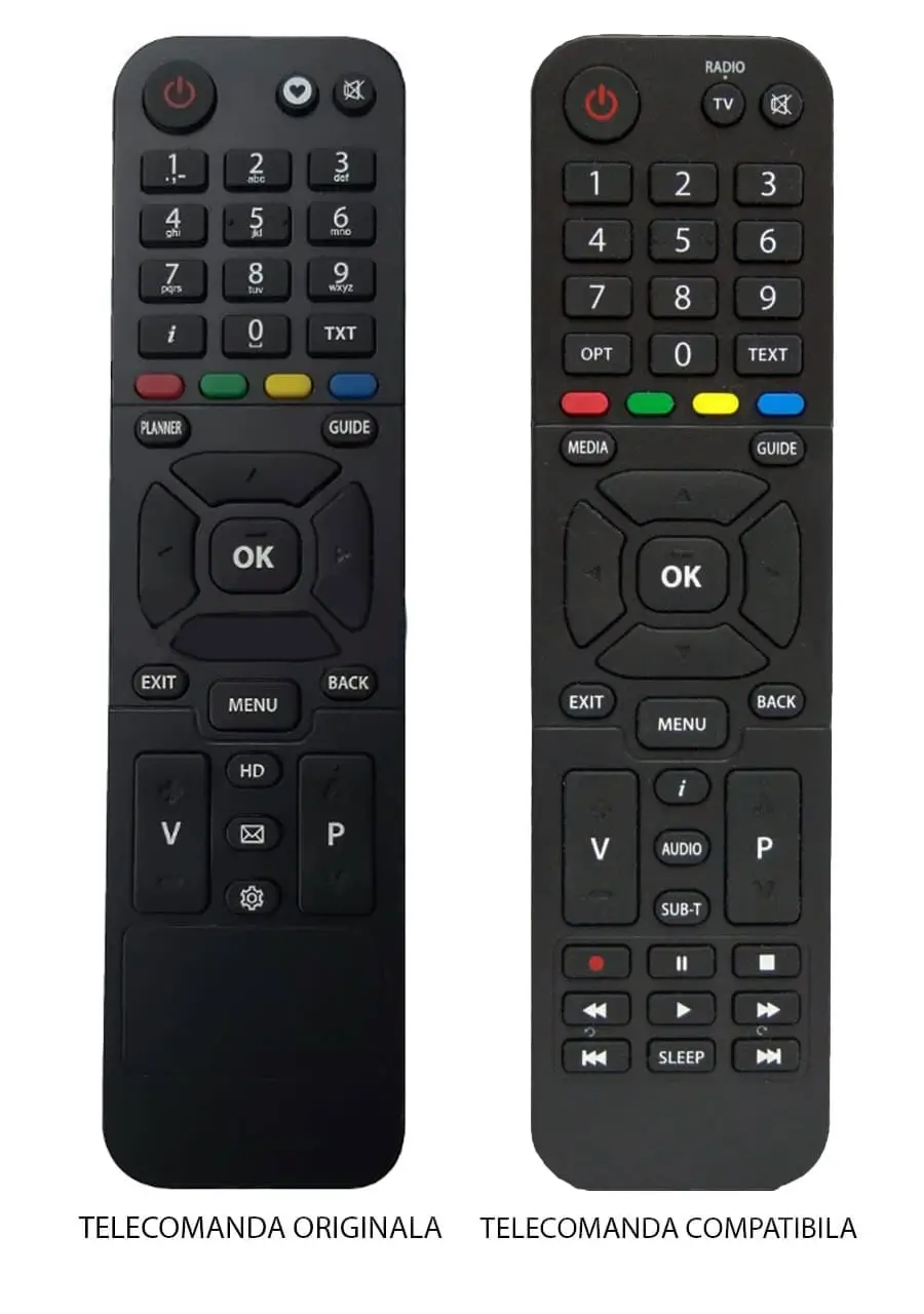 Telecomenzi cablu si satelit - Telecomanda înlocuitoare compatibilă receptor Orange KSTB5030 ER 4313 MFY 4303 (189-1) – IoElectronice.ro