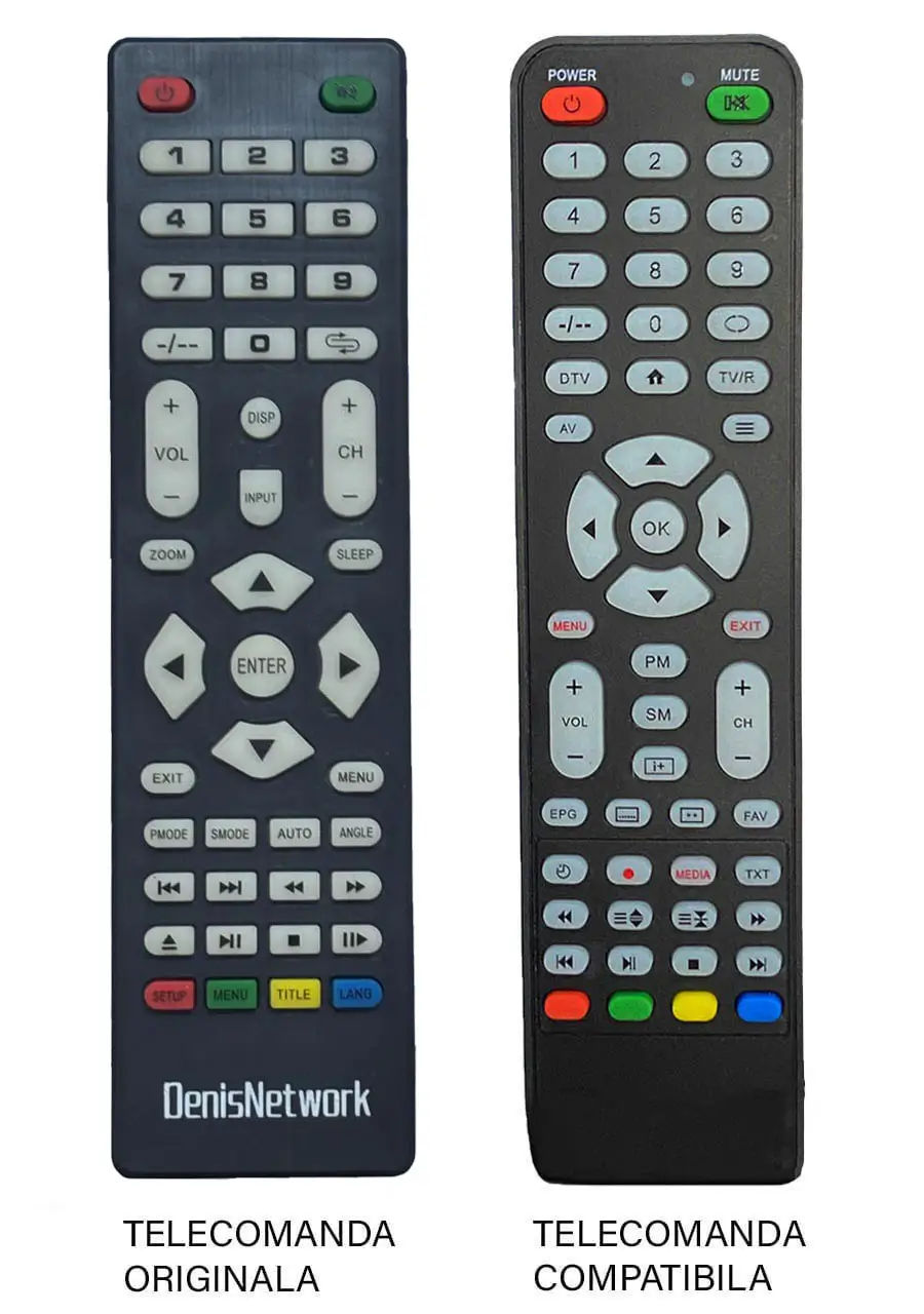Audio-video - Telecomanda înlocuitoare compatibilă TV DenisNetwork 6.0 (567-3)