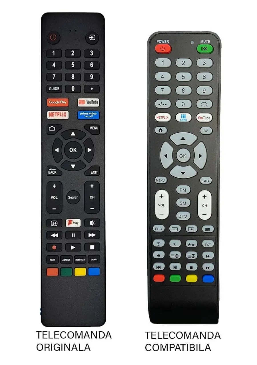 Audio-video - Telecomanda inlocuitoare compatibila TV JCV RM-C3250 cod ER 9483 (483) – IoElectronice.ro