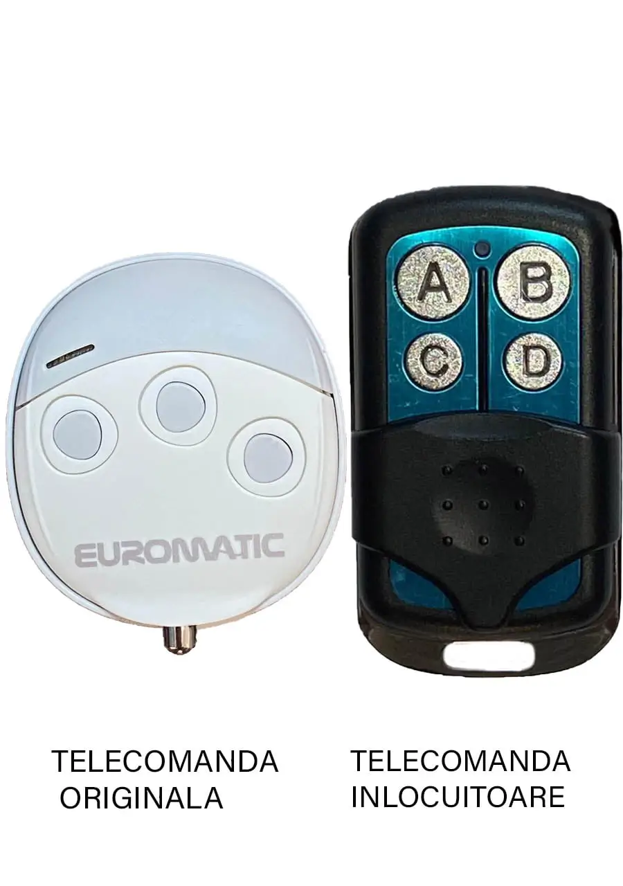 Telecomenzi RF porti - Telecomanda înlocuitoare pentru poarta garaj de 2 și 4 canale cod fix 433.92MHz Proteco PTX 3EI compatibilă cu originalul (844-1) – IoElectronice.ro