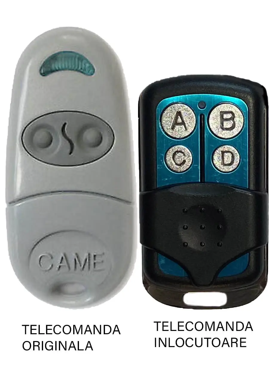 Telecomenzi RF porti - Telecomanda înlocuitoare poartă garaj 2 butoane cod fix frecvență 433.92MHz Came Top 432NA compatibilă cu originalul (806) – IoElectronice.ro