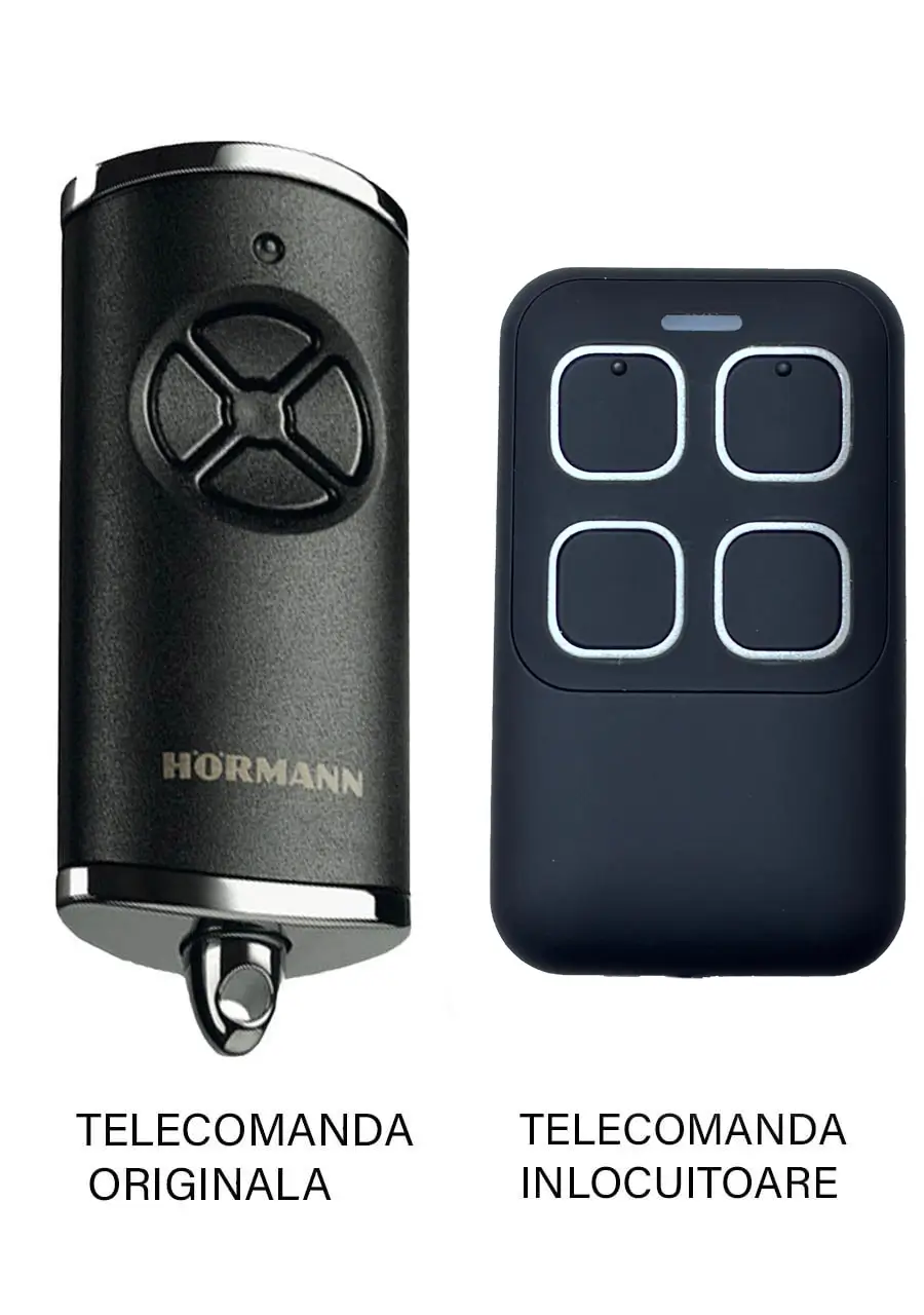 Telecomenzi RF porti - Telecomanda înlocuitoare poartă garaj 2 și 4 canale cod Bisecure 868.35MHz Hörmann HS4BS compatibilă cu originalul (823) – IoElectronice.ro