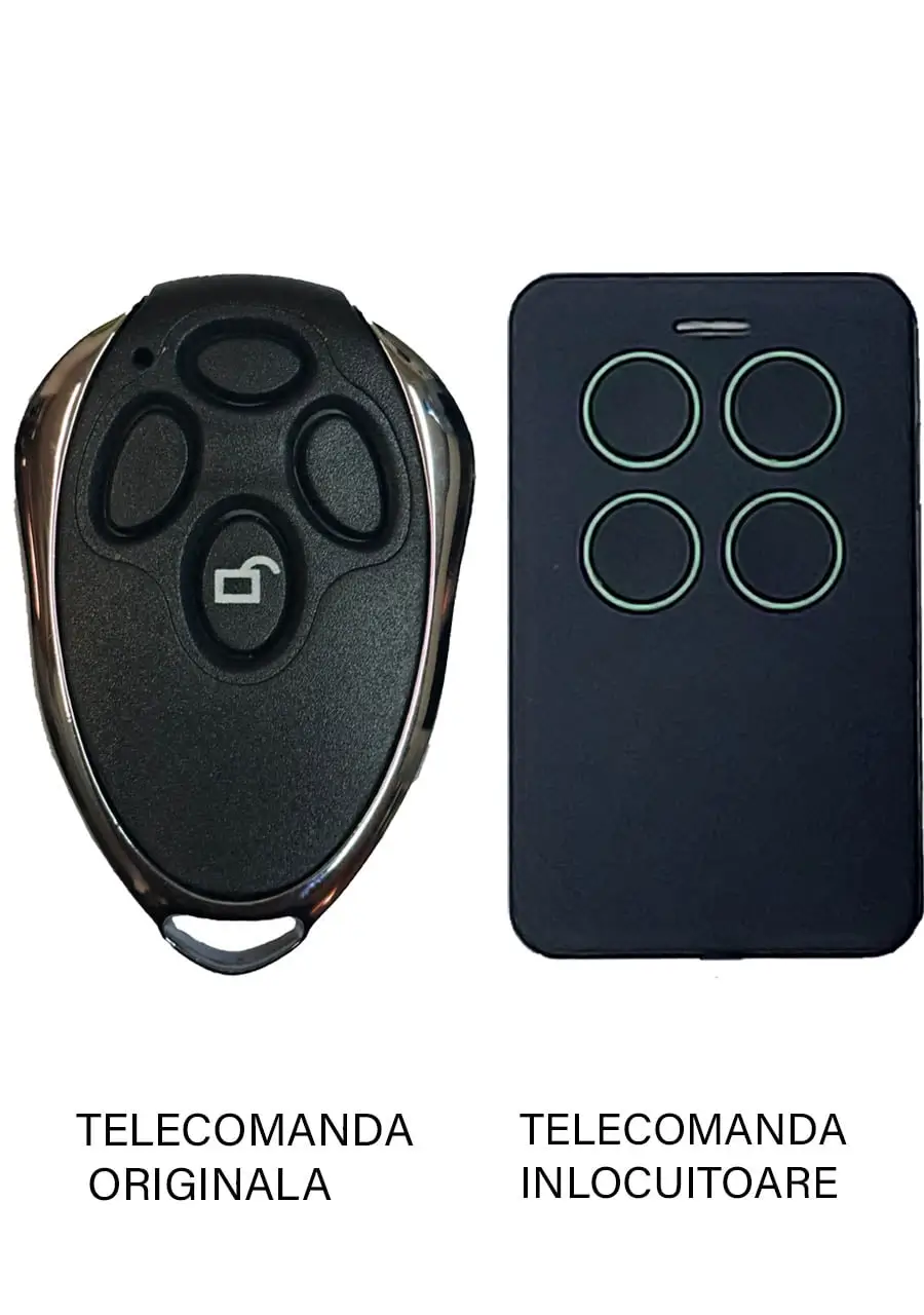 Telecomenzi RF porti - Telecomanda înlocuitoare poartă garaj 2 și 4 canale cod săritor 433.92MHz TORREC compatibilă cu originalul (852) – IoElectronice.ro