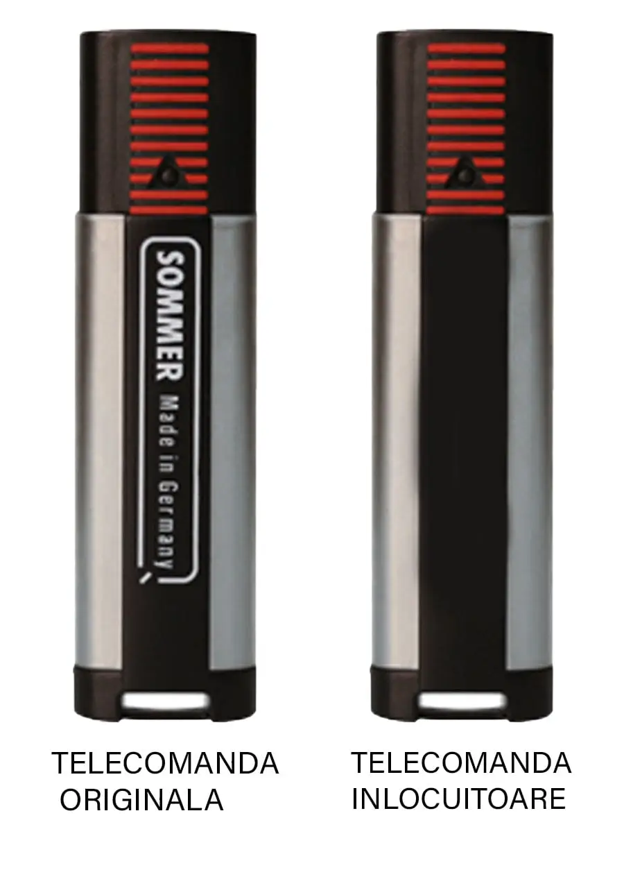 Telecomenzi RF porti - Telecomanda înlocuitoare poartă garaj 2 și 4 canale cod săritor 433.92MHz/868.35MHz Sommer 4020 compatibilă cu originalul (84) – IoElectronice.ro