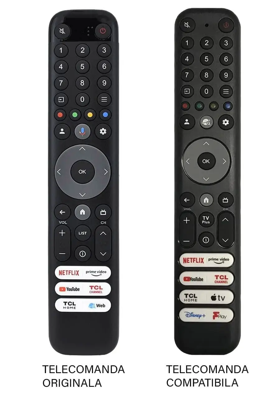 Audio-video - Telecomanda înlocuitoare TV TCL RC833 GUB1 compatibilă cu originalul (574-2)