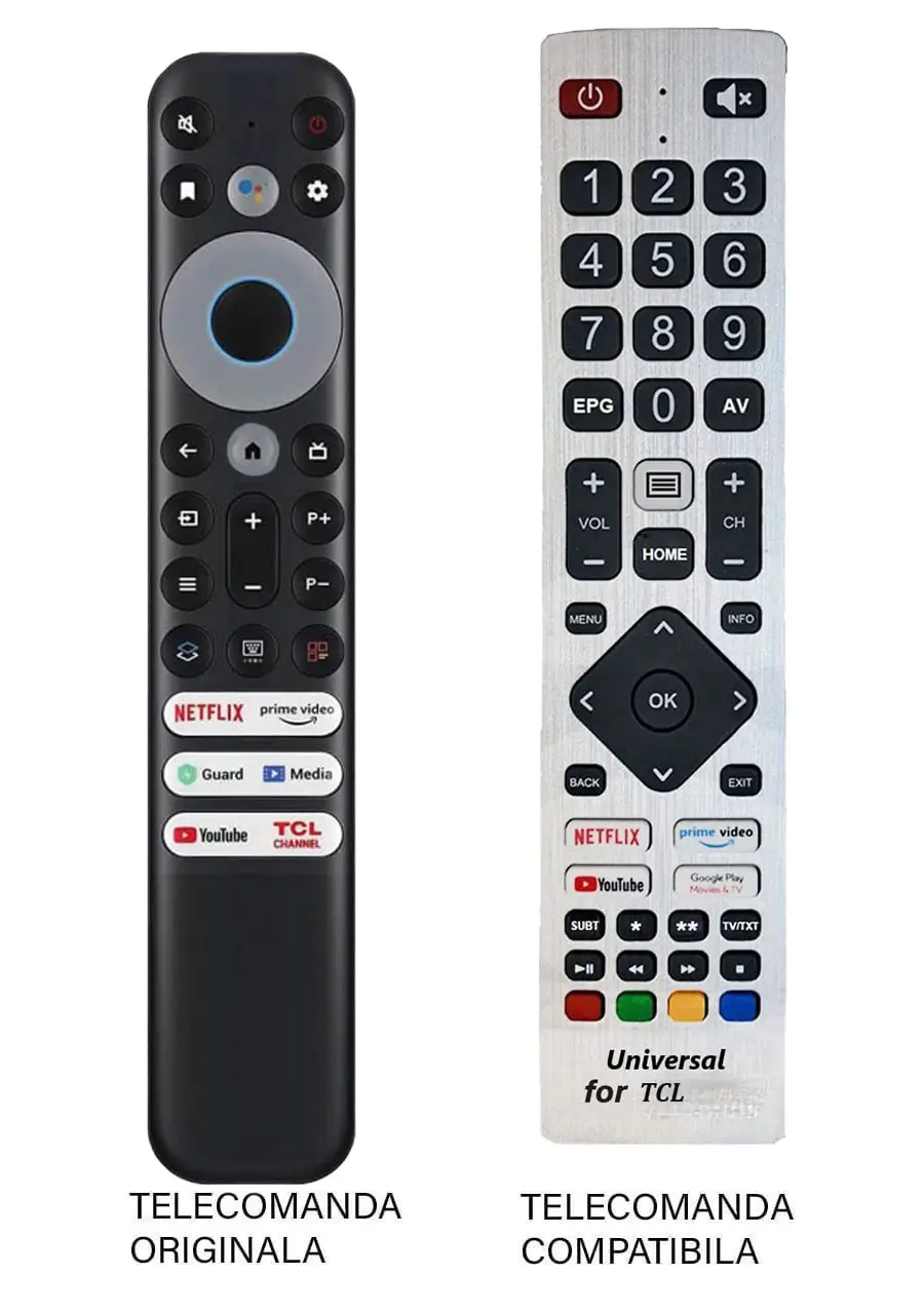 TCL - Telecomanda înlocuitoare TV TCL RC902V FMR1 compatibilă cu originalul (574-1) – IoElectronice.ro