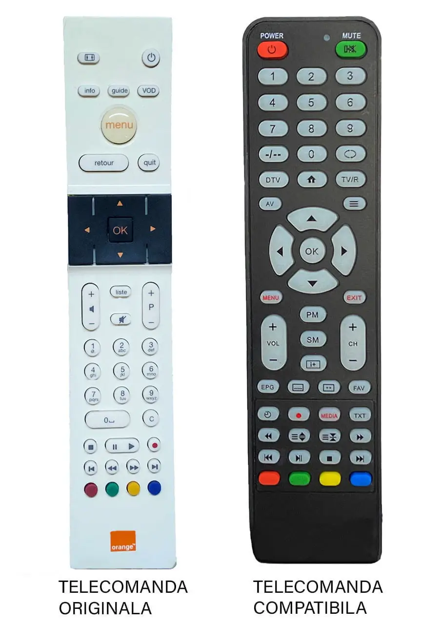 Telecomandă compatibilă pentru receptor Orange SHD85, TVBOX2011, SMT-H6106 – Cod ER 4089, MFY 4079 [1]