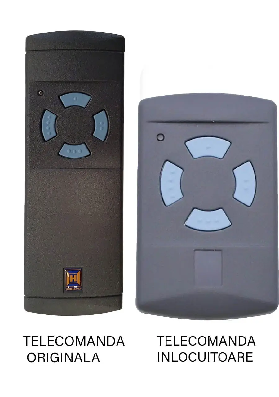 Telecomandă garaj 2/4 canale, cod fix 868.35MHz Hormann HS4-868, compatibil cu originalul, clonare ușoară și sigură [1]