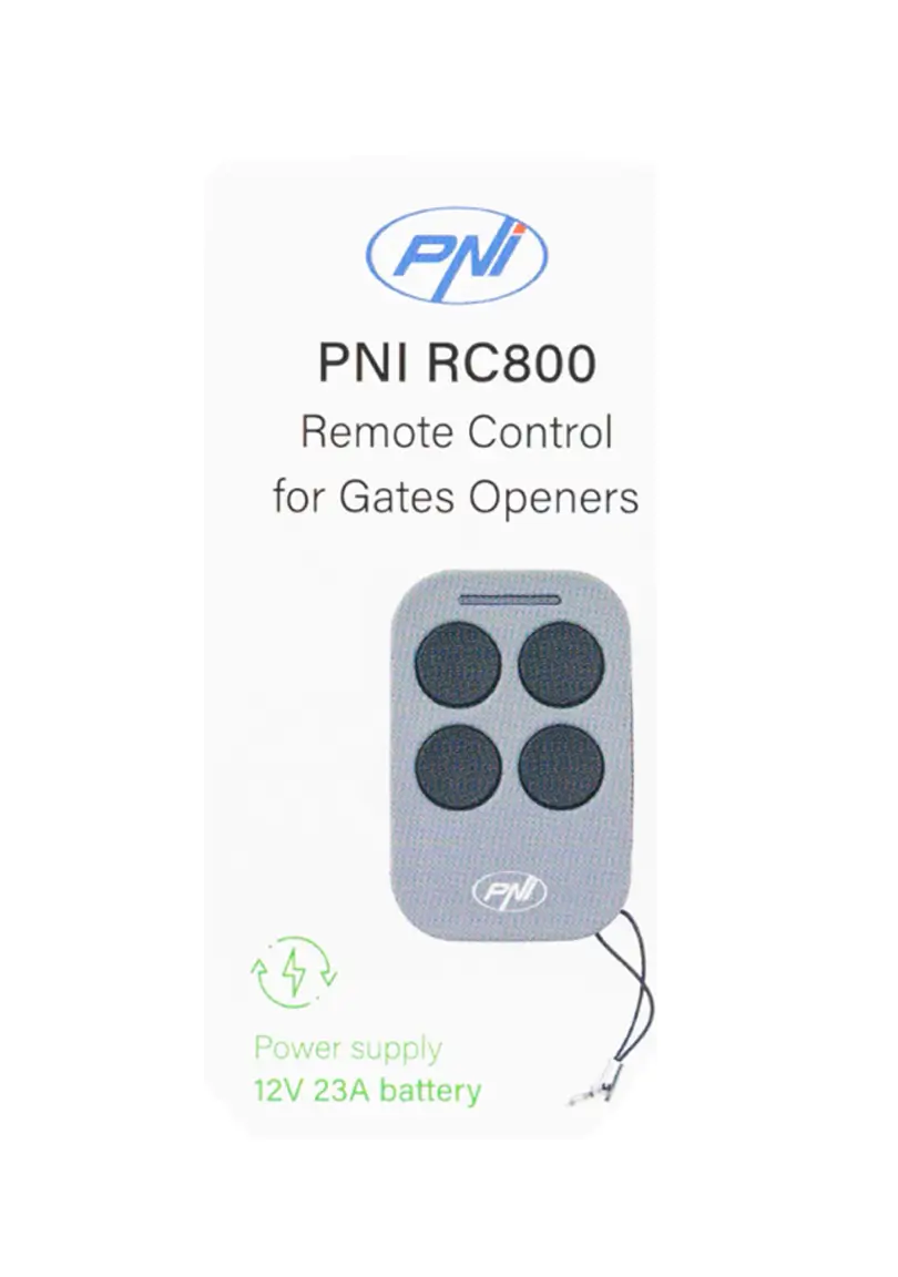 Telecomandă poartă garaj PNI RC800 433MHz 12V compatibil PNI model OEM [1]