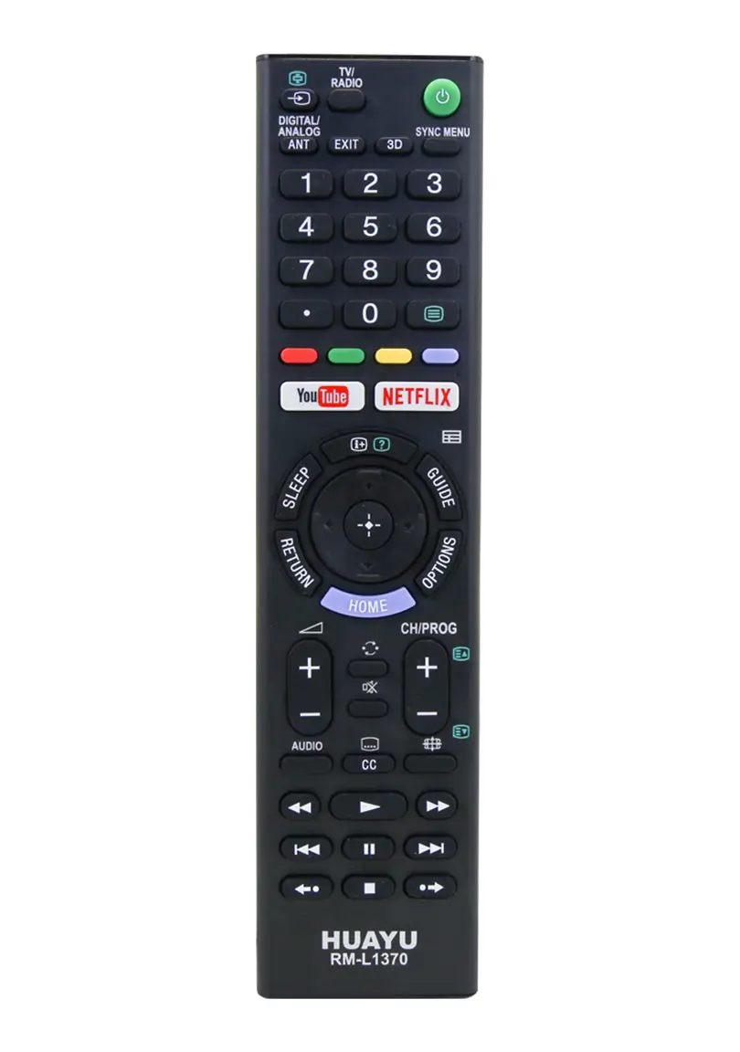 Audio-video - Telecomanda universala Huayu RM-L1370 compatibila TV Sony, lungime 22 cm, control pentru diverse modele Sony