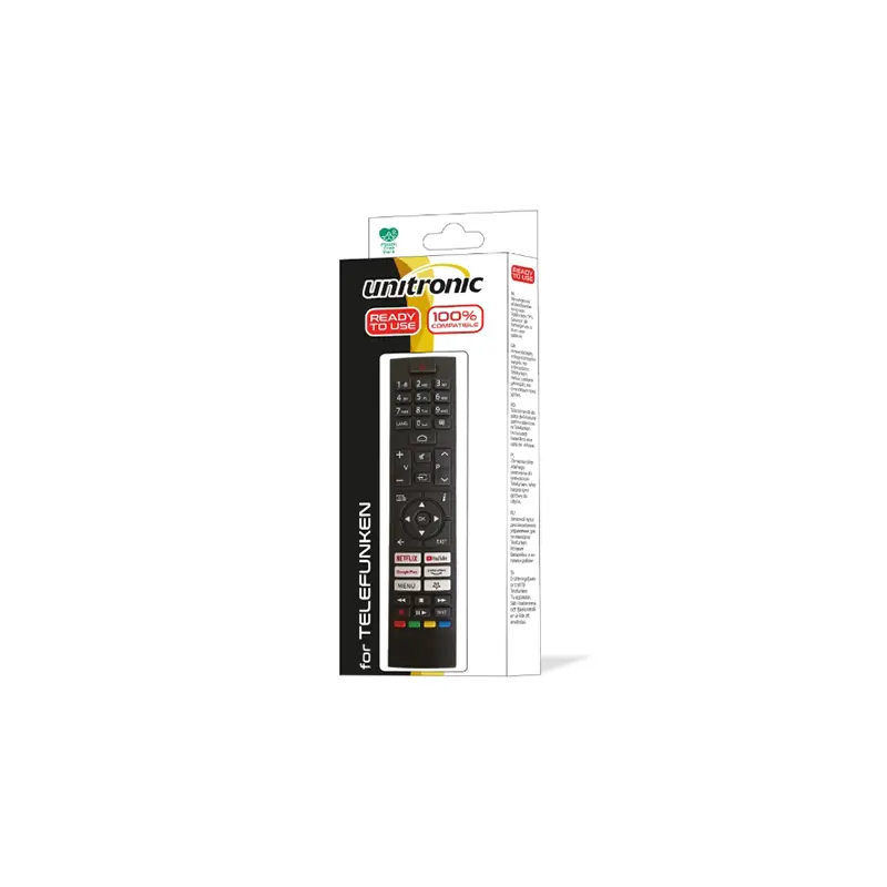 Telecomandă universală compatibilă TV TELEFUNKEN, aspect original Unitronic, gata de utilizare, funcții complete [2]