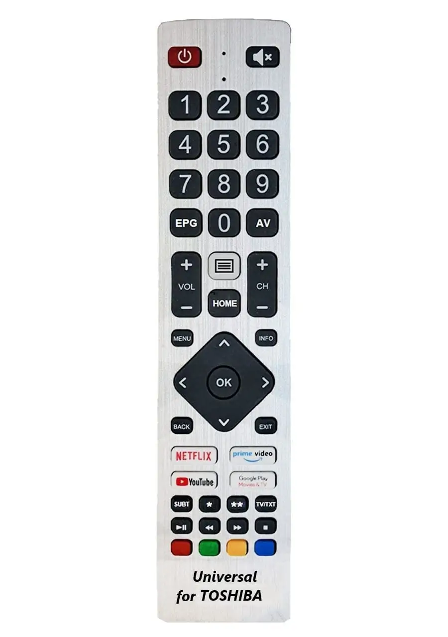 Toshiba - Telecomanda universală compatibilă TV TOSHIBA 45 Keys (599) – IoElectronice.ro