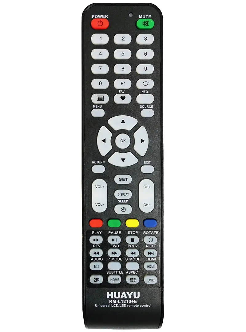 Telecomenzi diverse - Telecomandă universală TV Huayu RM-L1210+E compatibilă cu majoritatea televizoarelor, lungime standard.