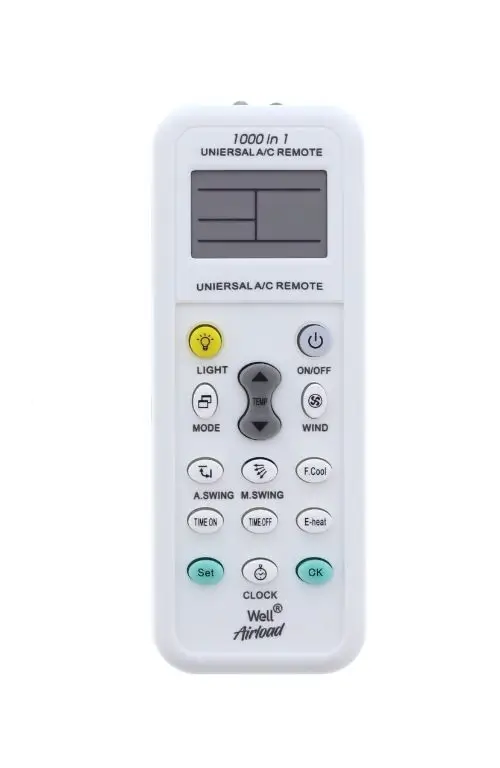 Telecomanda universală pentru aer condiționat Well RC-AC-AIRLOAD-WL – Compatibil cu branduri precum Daikin, LG, Samsung și altele [1]