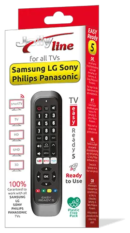 Telecomandă TV Jolly 1713EASY compatibilă Samsung, LG, Sony, Philips, Panasonic, lungime standard [1]