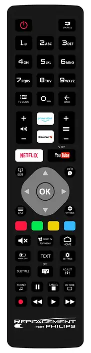 Telecomenzi TV - Telecomanda universala TV LCD LED Philips Jolly 1719MJL20230725 - IoElectronice.ro