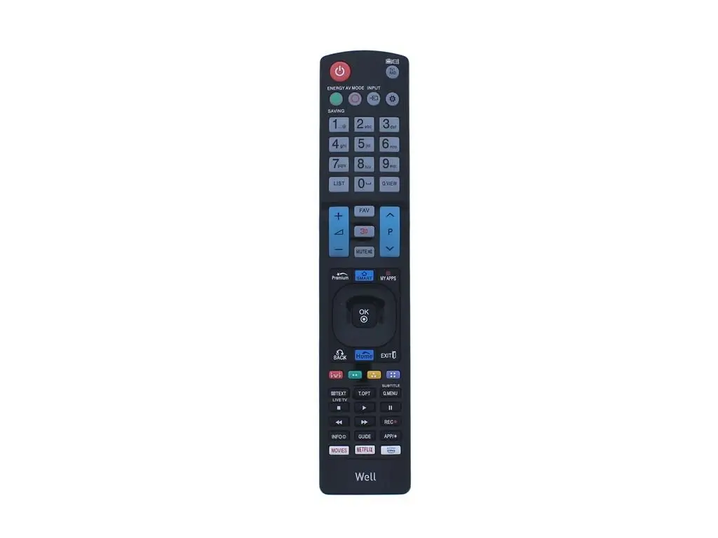 Telecomandă Universală TV LG LCD - Compatibilă, Ușor de Folosit, 8m Distanță, Marca Well [1]
