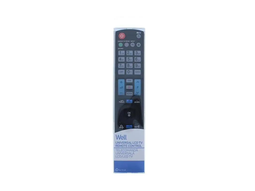 Telecomandă Universală TV LG LCD - Compatibilă, Ușor de Folosit, 8m Distanță, Marca Well [2]