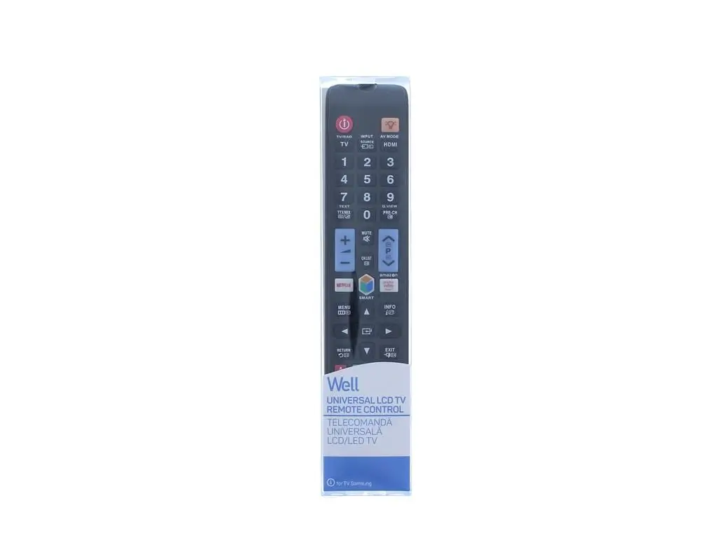 Telecomandă Universală TV LCD Samsung Well RC-UNIV-SA03-WL – Ușor de Folosit, Funcționează până la 8m [3]