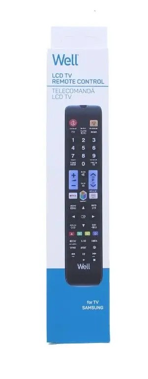 Telecomandă Universală TV LCD Samsung Well RC-UNIV-SA03-WL – Ușor de Folosit, Funcționează până la 8m [2]