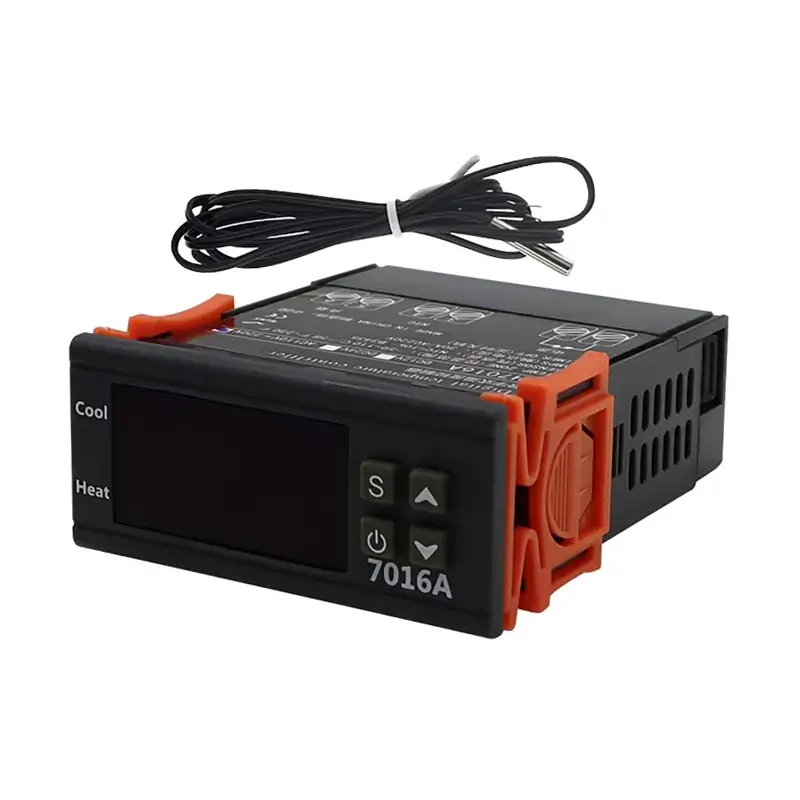 Termostat digital 230V 30A control precis temperatură, LCD, incalzire/racire, HW7016A, ideal pentru aplicații industriale [1]