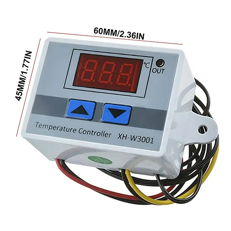 Termostat LCD XH-W3001 12V, Control Temperatură -50°C +110°C, Controler Fiabil pentru Pompe și Sisteme de Încălzire [2]