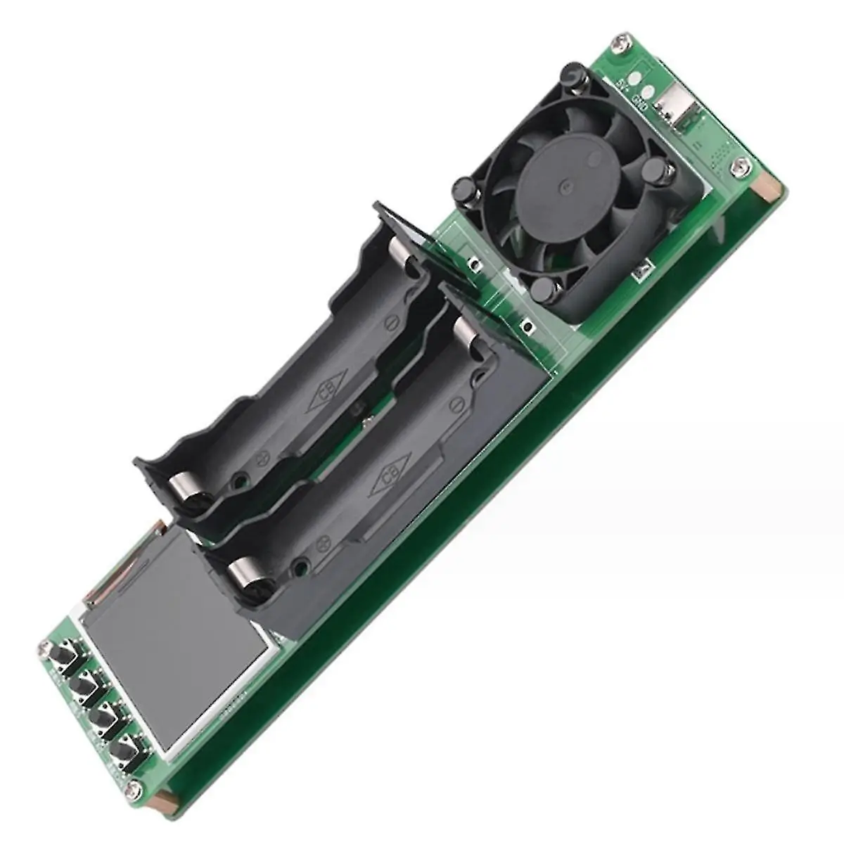 Accesorii acumulatori - Tester 2x 18650 LCD alimentare la USB type C KBAF0002-005 TESTER-2X18650-C – IoElectronice.ro