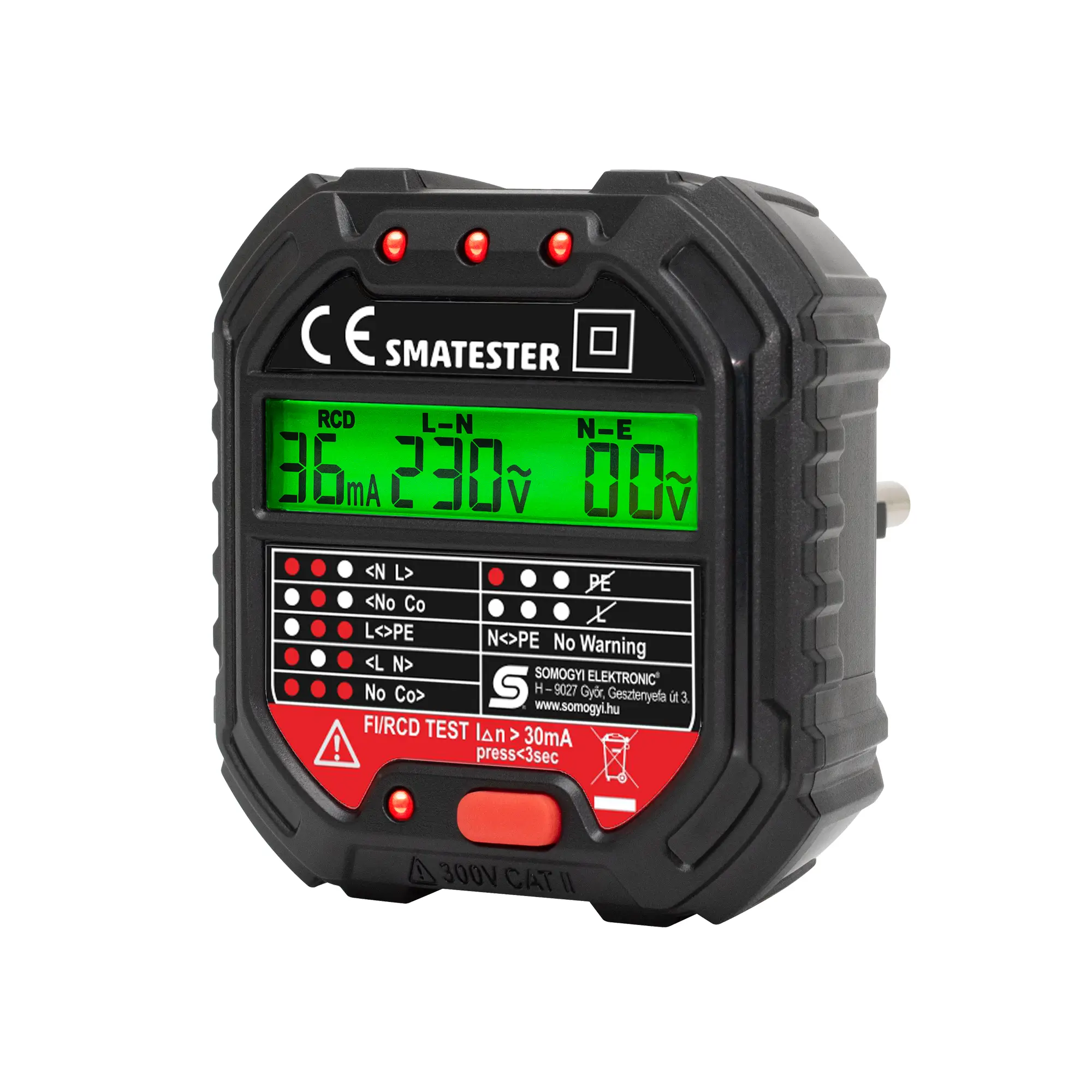 Tester Conector și Releu Fi cu Voltmetru Home SMATESTER – Verificare Rapidă, Siguranță și Precizie [1]