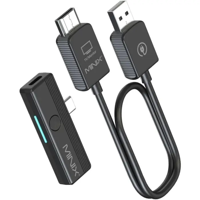 Transmitator și Receptor HDMI Wireless Minix C1 Plus - Full HD 1080P, USB-C, până la 50m, Plug & Play, Conectivitate Fiabilă [1]