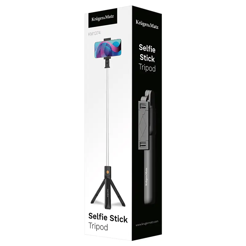 Trepied telefon selfie stick cu funcție Bluetooth Kruger&Matz KM1374 – IoElectronice.ro [8]